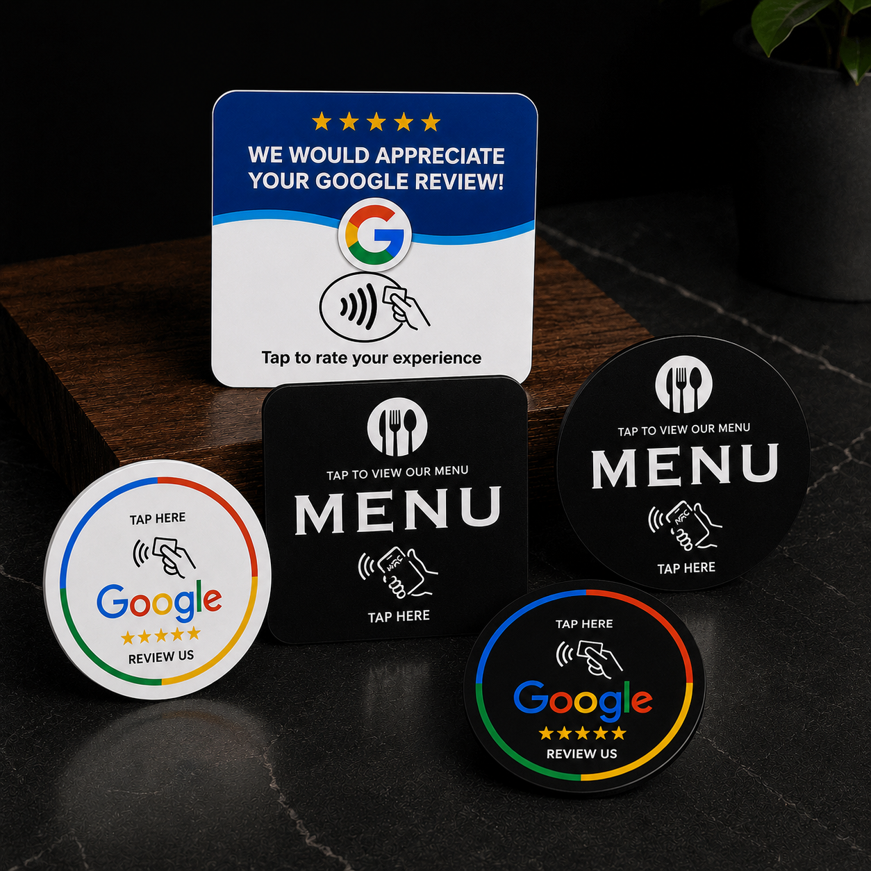NFC Google Review Cards – Produktübersicht